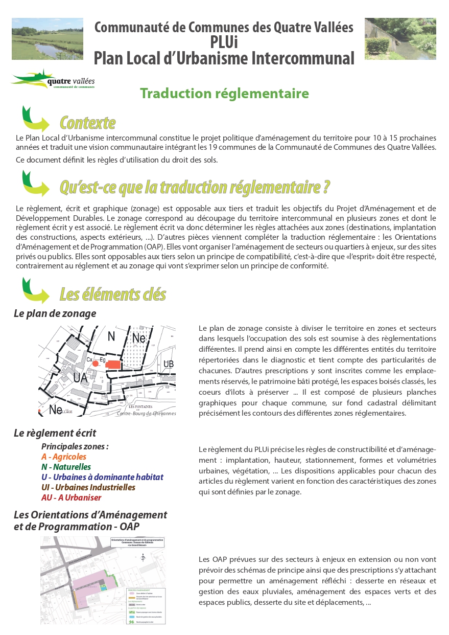 Affiche réunions règlement zonage PLUI page 0001