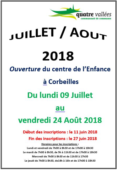 centre de lenfance ete 2018