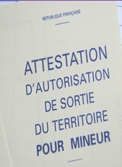 autorisation de sortie du territoire